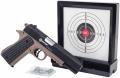   Crosman S1911KT  Spring Powered Air Pistol Kit With Sticky Target And 250 BBs, Multi 