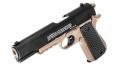   Crosman S1911KT  Spring Powered Air Pistol Kit With Sticky Target And 250 BBs, Multi 