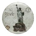  Home4You PARIS D41xH31cm, wood/leather