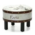 Home4You PARIS D41xH31cm, wood/leather