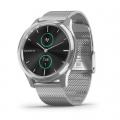   Garmin vivomove Luxe Silver Stainless Steel   Silver Milanese 