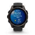  Garmin Fenix 8  43 Amoled Sapphire Carbon Grey DLC Titanium  -  