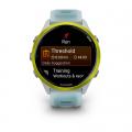   Garmin Forerunner 570  47 Amp Yellow Aluminum  Translucent Whitestone/Turquoise   