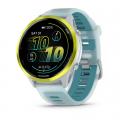   Garmin Forerunner 570  47 Amp Yellow Aluminum  Translucent Whitestone/Turquoise   
