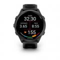   Garmin Forerunner 570  47 Slate Gray Aluminum  Translucent Black   