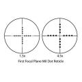   Barska Tactical 1.5-4.5x20 FFP (Mil-Dot) + Rings