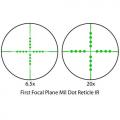   Barska Tactical 6.5-20x40 FFP (IR Mil-Dot) + Rings