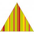  High Peak Bent Caribbean Canvas AO Stripe Lime Punch