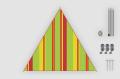  High Peak Bent Caribbean Canvas AO Stripe Lime Punch
