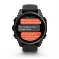   Garmin Fenix 8  43 Amoled Sapphire Carbon Grey DLC Titanium  -  