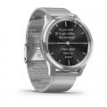   Garmin vivomove Luxe Silver Stainless Steel   Silver Milanese 