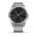   Garmin vivomove Luxe Silver Stainless Steel   Silver Milanese 