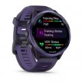  Garmin Forerunner 570  47 Indigo Aluminum  Translucent Whitestone/Turquoise   