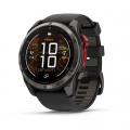 ����� ���� Garmin Fenix 8 �51�� MicroLED Sapphire Titanium Carbon Gray DLC � Black/Pebble Grey �����-���� ���������� �������
