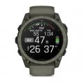 ����� ���� Garmin Tactix 8 � 51 ��, AMOLED, Cerakote� Coating � ��������� Olive Drab ��� Cerakote�