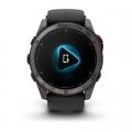 ����� ���� Garmin Fenix 8 �51�� MicroLED Sapphire Titanium Carbon Gray DLC � Black/Pebble Grey �����-���� ���������� �������