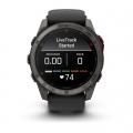 ����� ���� Garmin Fenix 8 �51�� MicroLED Sapphire Titanium Carbon Gray DLC � Black/Pebble Grey �����-���� ���������� �������